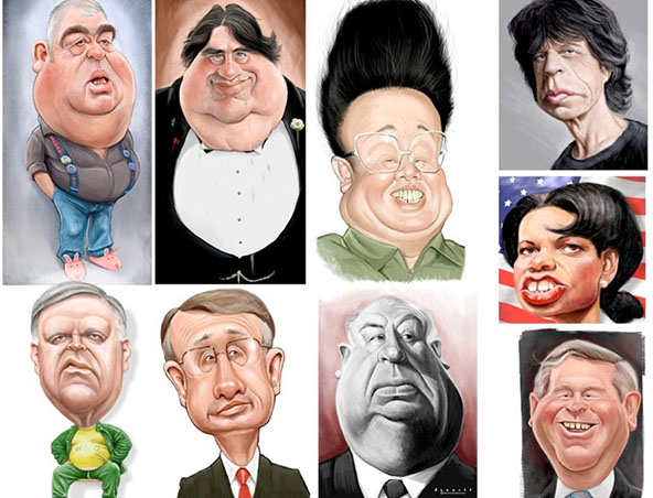 Perth Caricaturist - Terry Dunnett - Caricatures - Cartoonist